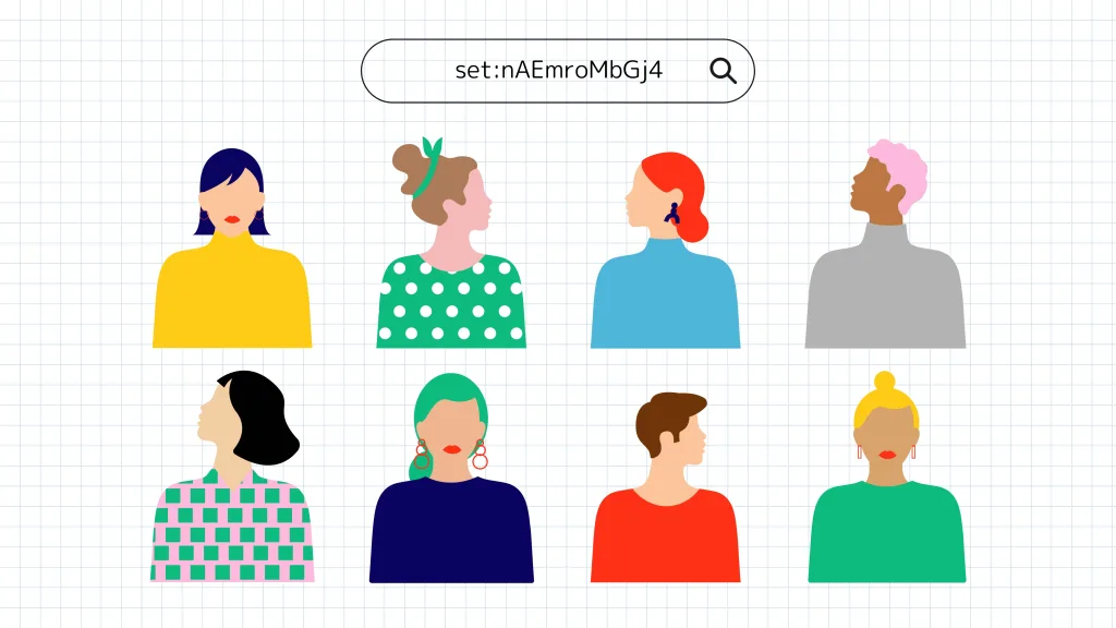 人物アイコン絵画像