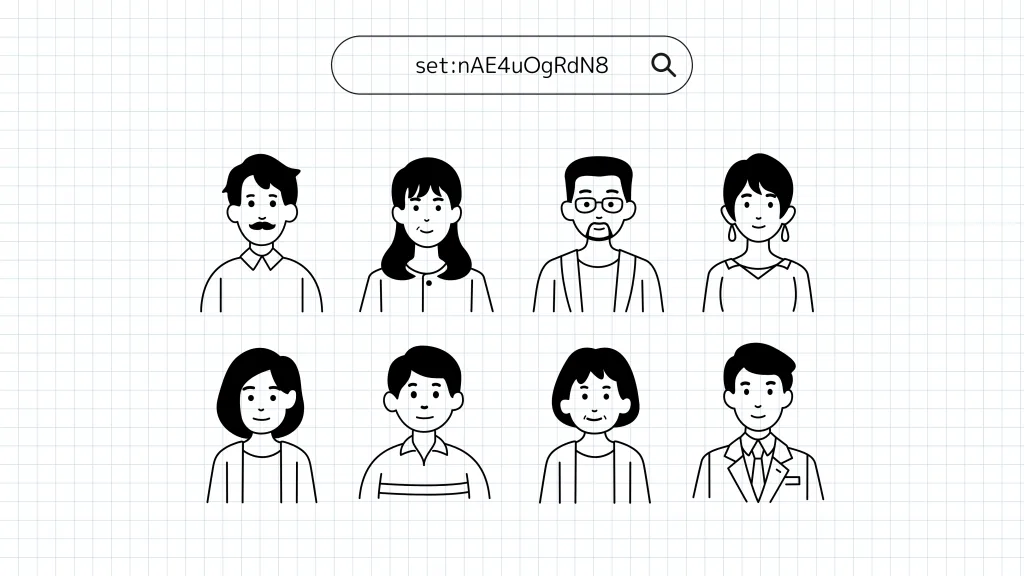 人物アイコン画像